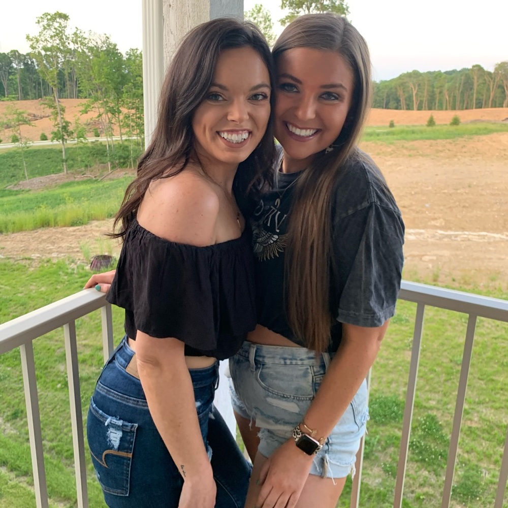 Black crop top